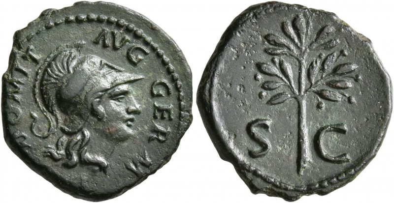Domitian, 81-96. Quadrans (Copper, 18 mm, 2.90 g, 7 h), Rome. I[M]P DOMIT AVG GE...