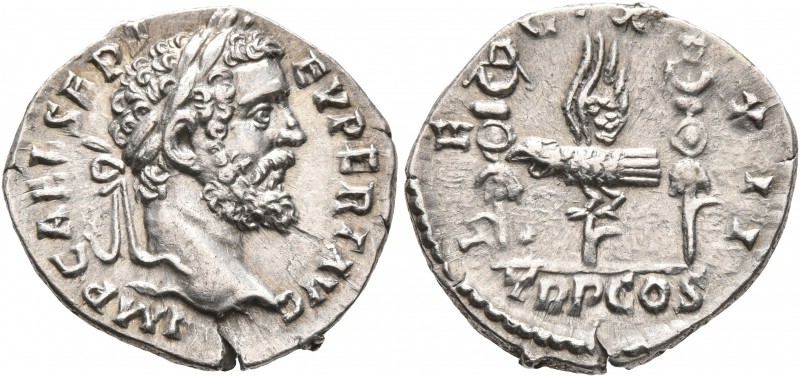 Septimius Severus, 193-211. Denarius (Silver, 19 mm, 3.17 g, 12 h), Rome, 193. I...