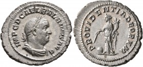 Balbinus, 238. Denarius (Silver, 22 mm, 3.36 g, 6 h), Rome, circa April-June 238. IMP C D CAEL BALBINVS AVG Laureate, draped and cuirassed bust of Bal...