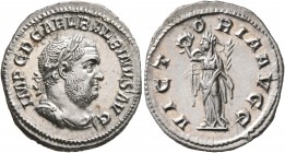 Balbinus, 238. Denarius (Silver, 20 mm, 2.95 g, 1 h), Rome, circa April-June 238. IMP C D CAEL BALBINVS AVG Laureate, draped and cuirassed bust of Bal...