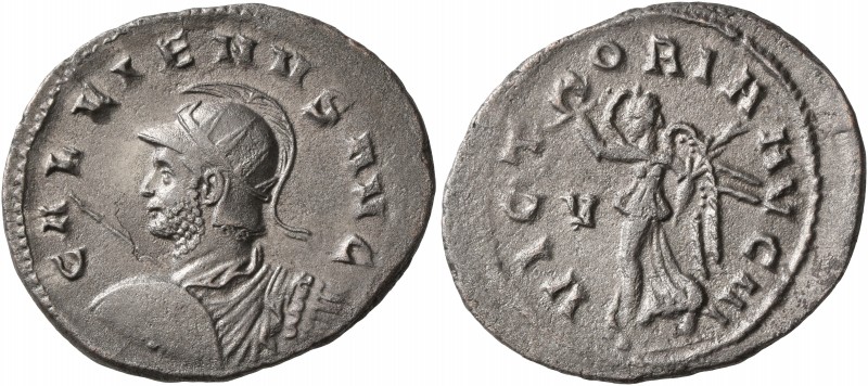 Gallienus, 253-268. Antoninianus (Billon, 24 mm, 3.87 g, 1 h), Rome, 260-261. GA...