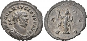 Carausius, Romano-British Emperor, 286-293. Antoninianus (Silvered bronze, 25 mm, 4.00 g, 6 h), 'C' mint (Camulodunum?). IMP C CARAVSIVS P F AVG Radia...