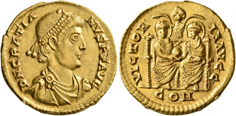 Gratian, 367-383. Solidus (Gold, 21 mm, 4.47 g, 1 h), uncertain mint in Northern...