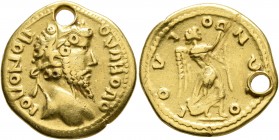 UNCERTAIN GERMANIC TRIBES, Pseudo-Imperial coinage. Mid 3rd-early 4th centuries. 'Aureus' (Gold, 20 mm, 6.23 g, 8 h), 'Stern Group'. Imitating Septimi...