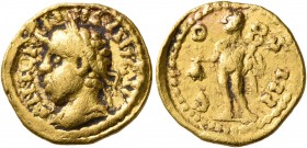 UNCERTAIN GERMANIC TRIBES, Pseudo-Imperial coinage. Late 3rd-early 4th centuries. 'Quinarius' (Gold, 15 mm, 2.62 g, 12 h), 'Gordian Group'. Imitating ...