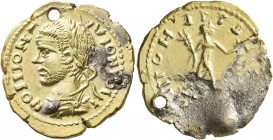 UNCERTAIN GERMANIC TRIBES, Pseudo-Imperial coinage. Late 3rd-early 4th centuries. 'Aureus' (Electrum, 22 mm, 6.22 g, 4 h), 'Derived Gordian Group C'. ...