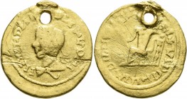 UNCERTAIN GERMANIC TRIBES, Pseudo-Imperial coinage. Late 3rd-early 4th centuries. 'Aureus' (Gold, 21 mm, 5.75 g, 11 h), 'Derived Gordian Group C'. bIN...