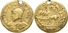 UNCERTAIN GERMANIC TRIBES, Pseudo-Imperial coinage. Late 3rd-early 4th centuries. 'Aureus' (Gold, 22 mm, 5.76 g, 12 h), 'Probus Group A'. Imitating Pr...