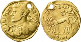 UNCERTAIN GERMANIC TRIBES, Pseudo-Imperial coinage. Late 3rd-early 4th centuries. 'Aureus' (Gold, 21 mm, 5.76 g, 12 h), 'Probus Group C'. Imitating Pr...