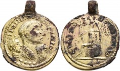 UNCERTAIN GERMANIC TRIBES, Pseudo-Imperial coinage. Late 3rd-early 4th centuries. 'Aureus' (Subaeratus, 20 mm, 3.00 g, 12 h), 'Plated Group'. IIOIIIIO...