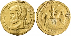 UNCERTAIN GERMANIC TRIBES, Pseudo-Imperial coinage. Late 3rd-early 4th centuries. 'Aureus' (Gold, 21 mm, 5.16 g, 12 h), 'Tetrarchic Adventus Group C'....