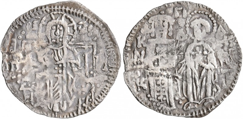 John VI Cantacuzene, second reign, 1353-1354. Basilikon (Silver, 20 mm, 0.99 g, ...