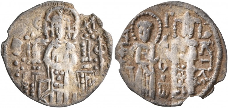 John VI Cantacuzene, second reign, 1353-1354. Basilikon (Silver, 16 mm, 0.67 g, ...
