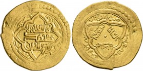 ISLAMIC, Mongols. Ilkhanids. Abu Sa'id Bahadur, AH 716-736 / AD 1316-1335. Dinar (Gold, 24 mm, 8.12 g, 12 h), type E, Bazan Shokan, AH 728 = 1327/8. A...
