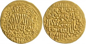 ISLAMIC, Persia (Post-Mongol). Timurids. Sultan Husayn, third reign, AH 873-911 / AD 1469-1506. Ashrafi (Gold, 24 mm, 4.78 g, 9 h), donative type, Her...