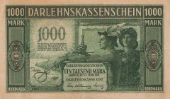 Militär-und Besatzungsausgaben Erster Weltkrieg
Deutsche Besatzungsausgaben in Rußland 1916-1918 Darlehenskasse Ost, Sitz in Posen 1/2 Mark, 1 und 10...