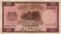 Selbständige oder besetzte deutsche Gebiete
Bank von Danzig 1924-1938 1 Goldpfennig o.D. 2 Goldpfennig o.D., 50 Pfennig 9.12.1916, 50 Pfennig 15.4.19...