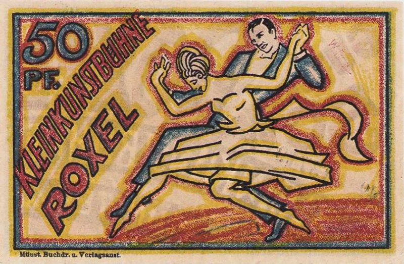 Städte und Gemeinden
Münster/ NRW 50 Pfennig o.D. (1922). Kleinkunstbühne Roxel...
