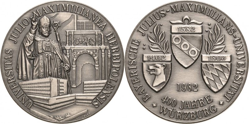 Akademien, Schulen, Universitäten
Würzburg Silbersteckmedaille 1982 (Schörner) ...