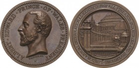 Ausstellungen
 Bronzemedaille 1874 (G. Morgan) Preismedaille einer Ausstellung in London. Kopf von Albert Edward, Prinz von Wales, nach links / Auste...