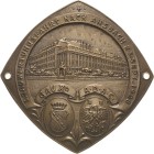 Auto- und Motorradmedaillen und -plaketten
Ansbach Einseitige Bronzeplakette 1928 (A. Moser, München) 3. Gauwertungsfahrt nach Ansbach. Gebäudeansich...