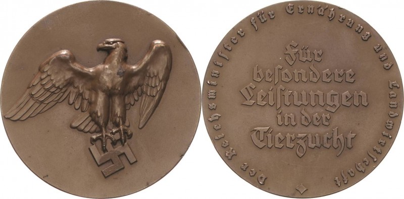 Drittes Reich
 Bronzemedaille o.J. (unsigniert) Für besondere Leistungen in der...