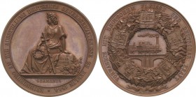 Eisenbahnen
 Bronzemedaille 1844 (H. Lorenz/E. Schilling/Loos) Erinnerung an die Ausstellung Deutscher Gewerbeerzeugnisse in Berlin. Germania mit Kra...