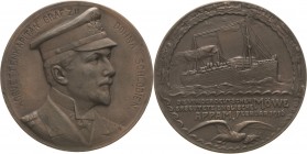 Erster Weltkrieg
 Bronzierte Zinkmedaille 1916 (BHM) Auf den Korvettenkapitän Graf zu Dahna-Schlodien und die von der deutschen "Möve" erbeutete engl...