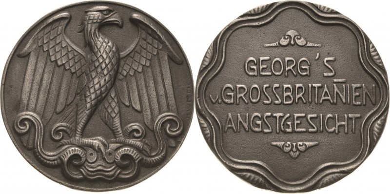 Erster Weltkrieg
 Eisengussmedaille o.J. (H. Weddig) "Georg's von Großbritannie...