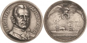 Erster Weltkrieg
 Silbermedaille 1918 (F. König/Lauer) Fregattenkapitän Karl August Nerger. Brustbild halbrechts / Adler mit Lorbeerkranz in den Fäng...