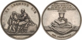 Geschenkmedaillen - Konfirmation
 Silbermedaille o.J. (1803) (Loos) Christus segnet zwei Kinder / 5 Zeilen Schrift über einem Altar, auf dem ein von ...
