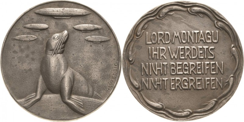 Luft- und Raumfahrt
 Eisengussmedaille o.J. (H. Weddig) Luftschiffe im Kriegsei...