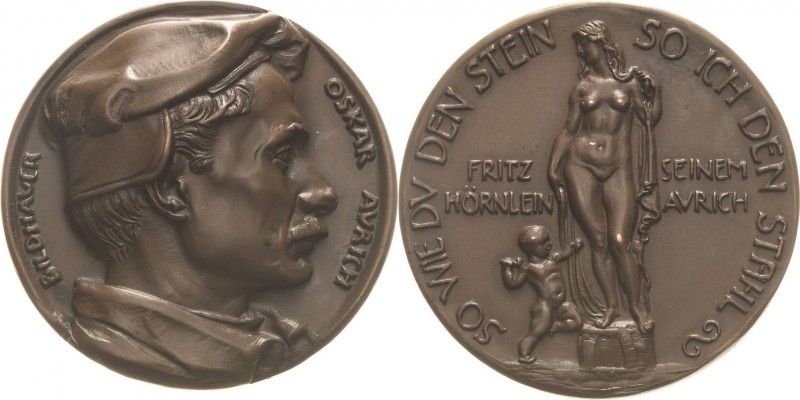 Medailleur Hörnlein, Friedrich Wilhelm 1873 - 1945
 Bronzemedaille o.J. (1911) ...