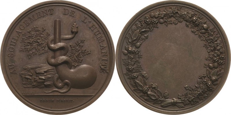 Medicina in nummis
Frankreich Bronzemedaille o.J. (1803) (Brenet/Denon) Preisme...