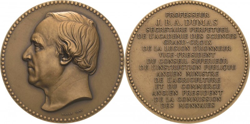 Medicina in nummis
Frankreich Bronzemedaille 1873 (Barré) Auf den Chemiker und ...