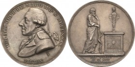 Medicina in nummis
Hamburg Silbermedaille 1797 (Abramson) 68. Geburtstag des Professors Johann Heinrich Albert Reimarus. Brustbild nach links / Aescu...