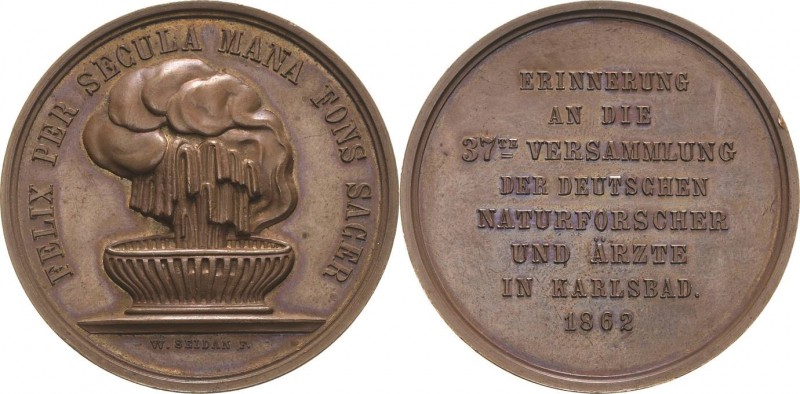 Medicina in nummis
Karlsbad Bronzemedaille 1862 (Seidan) 37. Versammlung deutsc...