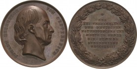 Medicina in nummis
Österreich Bronzemedaille 1843 (J. Cesar) 21. Versammlung der deutschen Ärzte und Naturforscher in Graz - gewidmet von den Ständen...