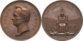 Medicina in nummis
Polen Bronzemedaille 1861 (Kullrich/Wappenstein) Auf Ignaz Fonberg. Kopf nach rechts / Pallas Athene thront in Mitten chemischer S...