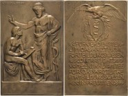 Medicina in nummis
Preußen Bronzeplakette o.J. (Schmidt-Kestner) Verdienst-Plakette des preußischen Zentralkomitees für Verdienste um das ärztliche F...