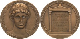 Medicina in nummis
Stuttgart Bronzemedaille 1906 (Goessler) 78. Versammlung deutscher Naturforscher und Ärzte. Kopf der Athena Lemnia des Phidias von...