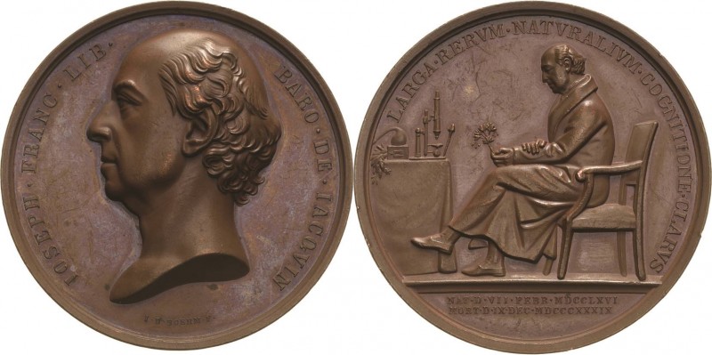 Medicina in nummis
Wien Bronzemedaille 1839 (Boehm) Auf den Chemiker und Botani...