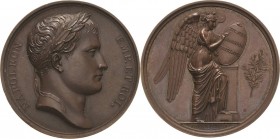 Napoleon, Befreiungskriege und ihre Jubiläen
 Bronzemedaille o.J. (1807) (Andrieu/Brenet/Denon) 4. Juni als Tag des Sieges in der Schlacht bei Maring...