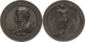 Napoleon, Befreiungskriege und ihre Jubiläen
 Eisengussmedaille 1816 (Schinkel/König) Ehrengabe der Stadt Berlin. Brustbild Gebhard Leberecht von Blü...