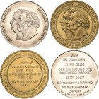 Numismatik und Prägetechnik
 Vergoldete Bronzemedaille 1876 (Wittig) Vollendung der 200. Uhlhornschen Münzmaschine. Köpfe von Heinrich und Diedrich U...