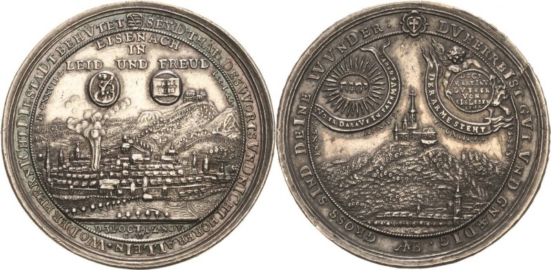 Reformation-Ereignisse und Jubiläen
 Silbermedaille 1717 (Chr. Wermuth) 200 Jah...