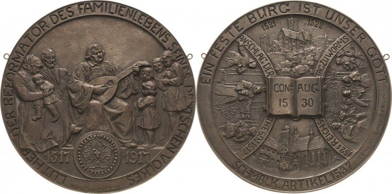 Reformation-Ereignisse und Jubiläen
 Große Eisengussmedaille 1917 (Martin Götze...