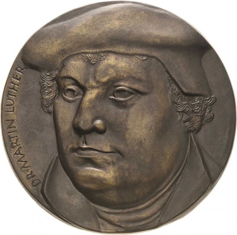 Reformation-Ereignisse und Jubiläen
 Einseitige Bronzehohlgussmedaille o.J. Mar...