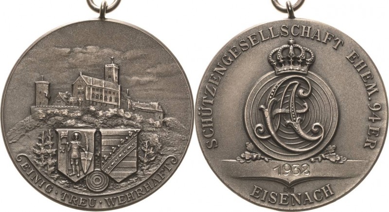 Schützenmedaillen
Eisenach Silbermedaille 1932. Schützengesellschaft ehemaliger...