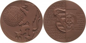 Porzellanmedaillen - Medaillen der Meißner Porzellanmanufaktur
Dresden Braune Porzellanmedaille 1989 (D. Krauss/M. Wünsche) Kulturbund der DDR - BFA ...
